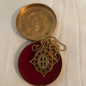 Virgins Saints and Sinners necklace vintage